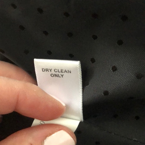 Banana Republic Wool blk and Wht houndstooth coat - Picture 8 of 8